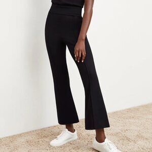 NEW NWT M.M. LAFLEUR SHILOH PANTS PONTE KNIT ANKLE KICK FLARE FOLD WAIST sz 2